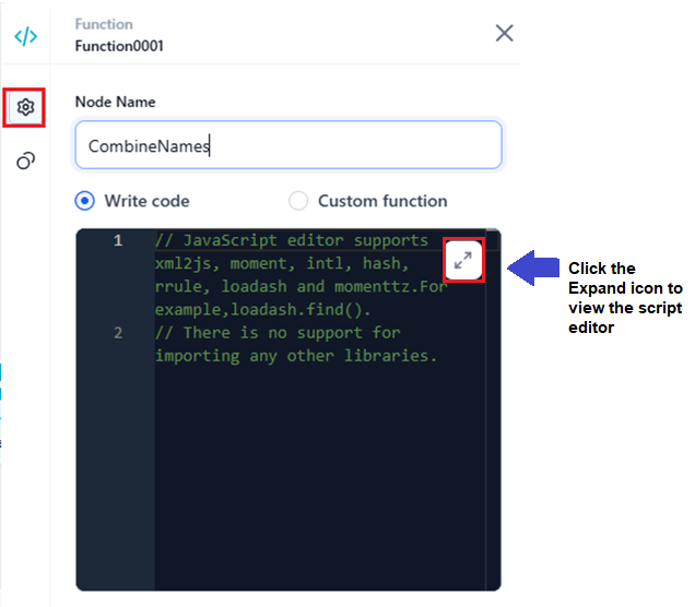 define a script window