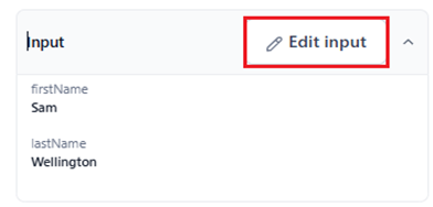 edit input