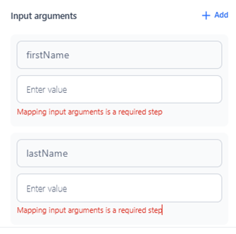 input validation error