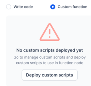 no scripts deployed