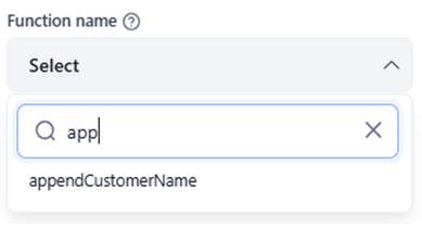 search function