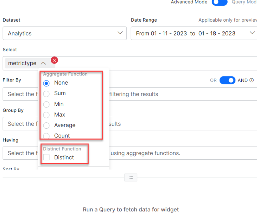 Aggregate Functions Aggregate Functions