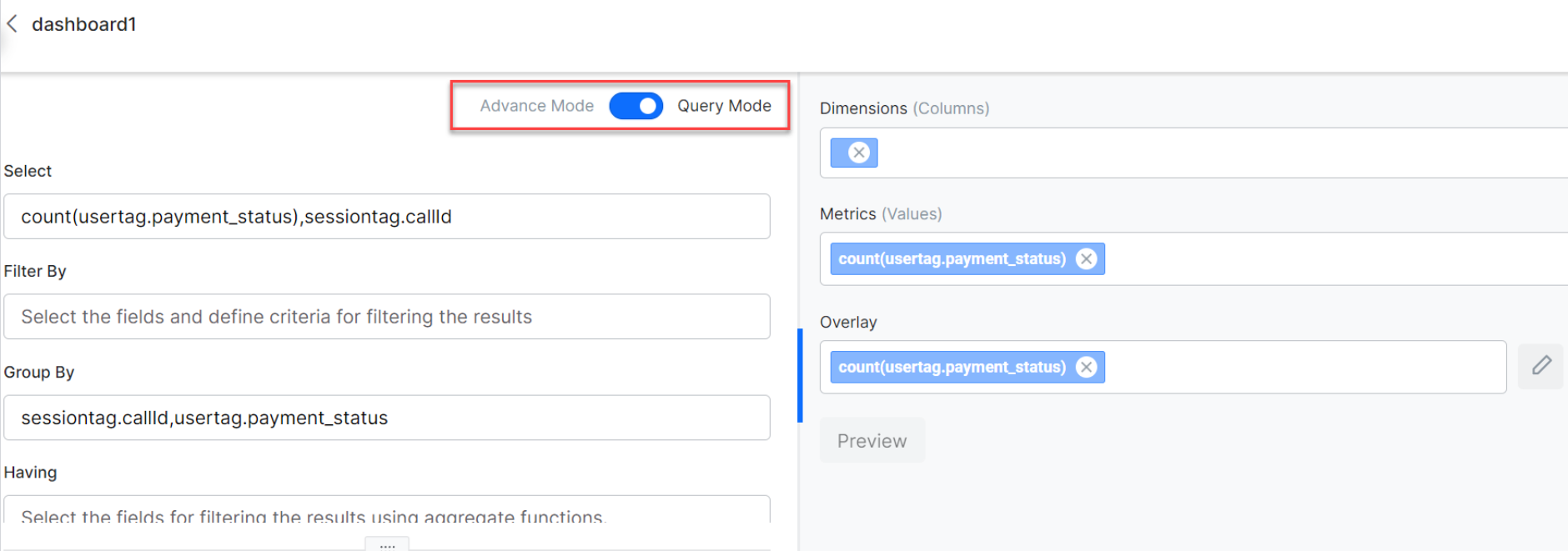 Query Modes Query Modes