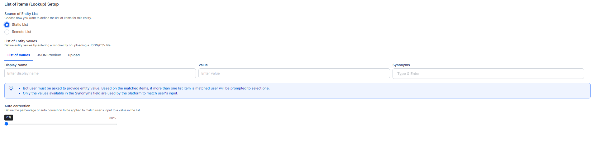  List of items (enumerated) 